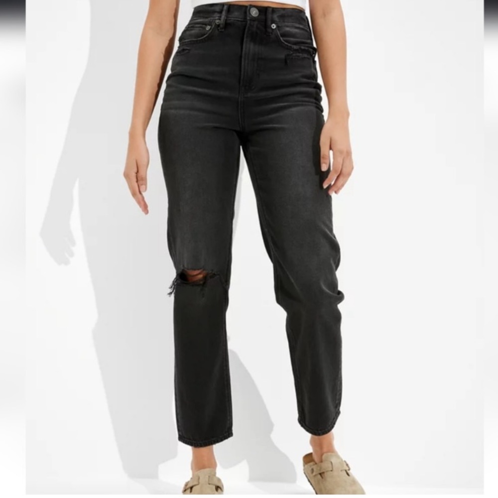 American Eagle Outfitters Black High Rise Jeans